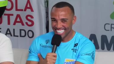Marçal brinca com preferência de Martín Anselmi por três zagueiros Marçal brinca com preferência de Martín Anselmi por três zagueiros