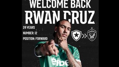 Rwan Cruz, do Botafogo, é anunciado pelo Ludogorets por empréstimo de um ano: 'Estou voltando para casa' Rwan Cruz, do Botafogo, é anunciado pelo Ludogorets por empréstimo de um ano: 'Estou voltando para casa'