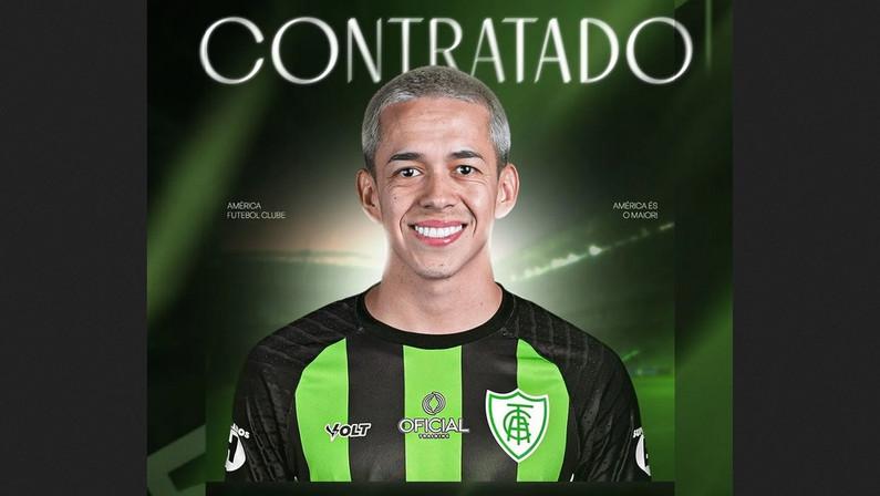América-MG anuncia contratação de Segovinha, emprestado pelo Botafogo até o fim de 2026