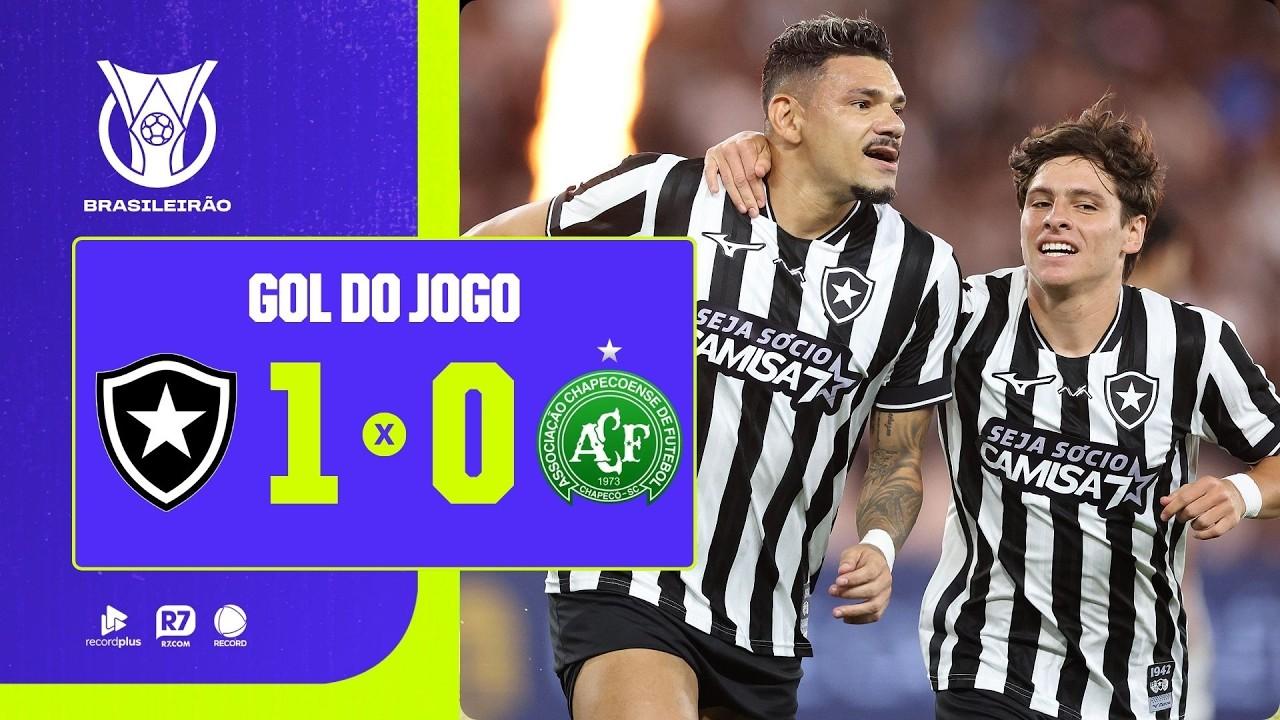 VÍDEO | Veja o gol de Tiquinho Soares na vitória do Botafogo sobre a Chapecoense no Nilton Santos