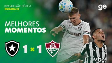 Botafogo empata com Fluminense em clássico com golaços pelo Brasileirão