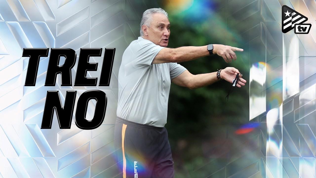 Botafogo divulga bastidores do treino no CT Lonier