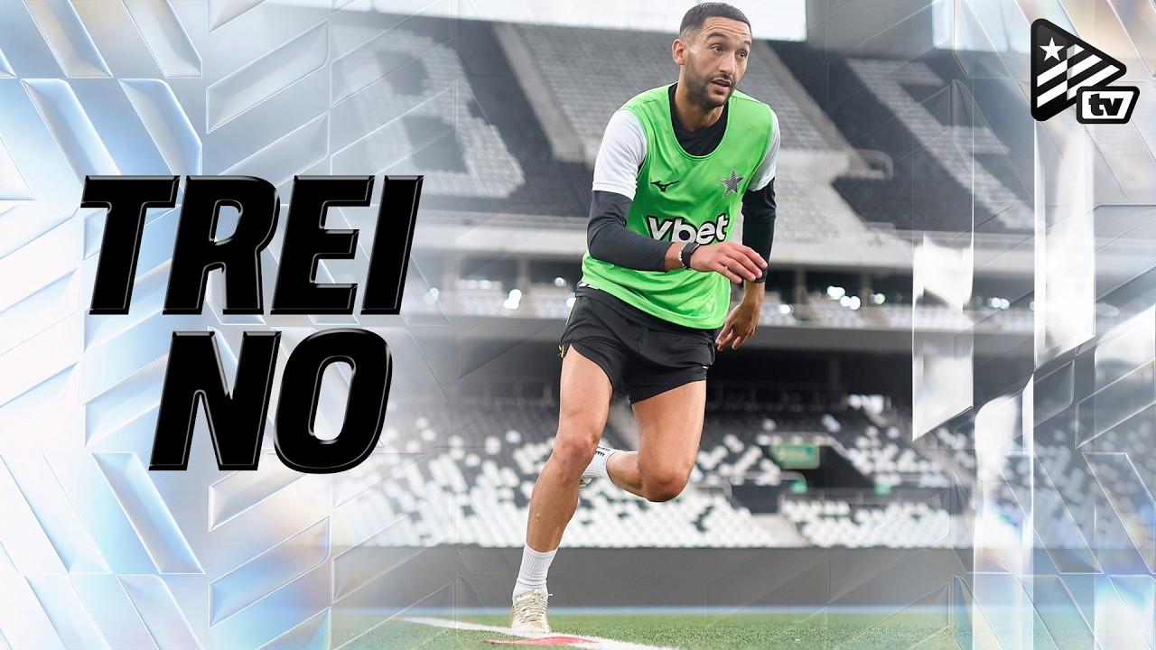 Botafogo encerra preparação para encarar o Grêmio no Nilton Santos