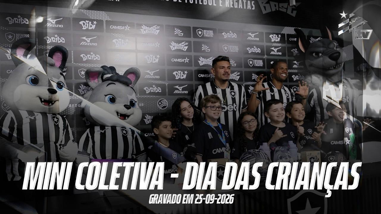 Tiquinho Soares e Júnior Santos celebram Dia das Crianças com jovens torcedores