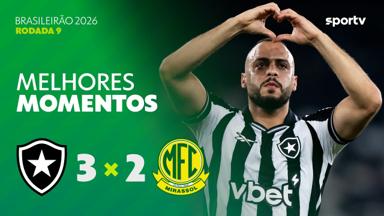 Botafogo vence Mirassol de virada e deixa zona de rebaixamento