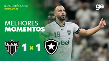 VÍDEO | Gols e melhores momentos do empate entre Atlético-MG e Botafogo na Arena MRV