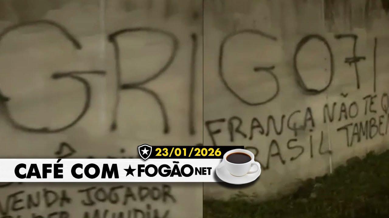 CT do Botafogo é pichado e clube fecha acordo com jogadores