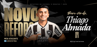 Camisa 10 de volta? Situação de Thiago Almada vem à tona e informação chega ao Botafogo; entenda