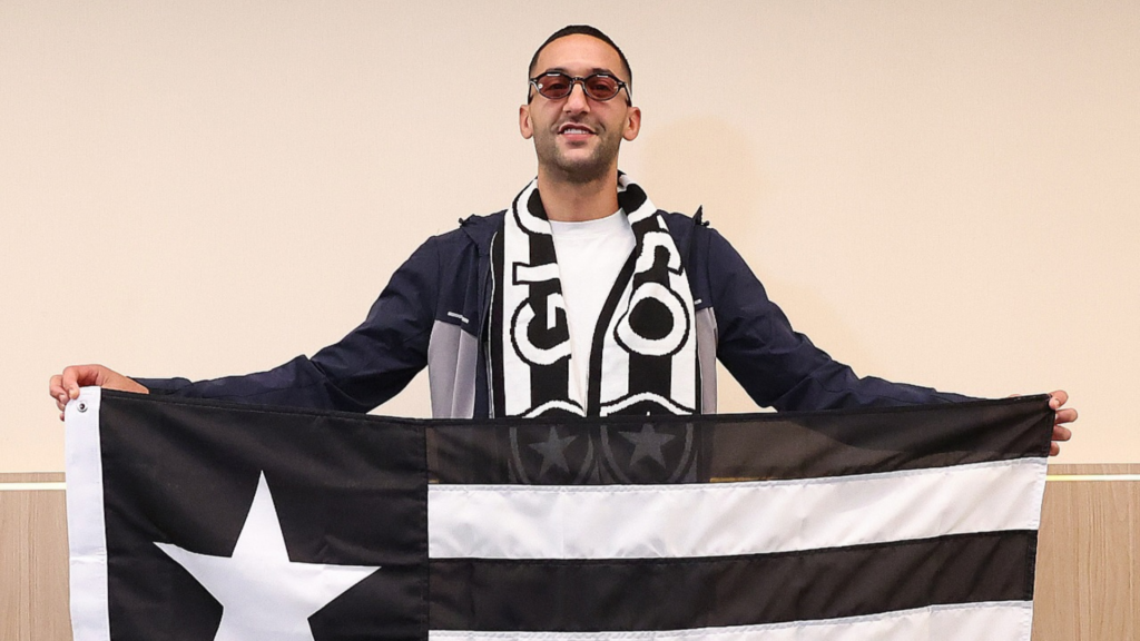 Botafogo explode no Marrocos com Ziyech e ganha mais de 300 mil seguidores