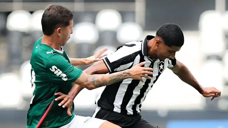 Sub-20 do Botafogo tem invencibilidade quebrada pelo Palmeiras