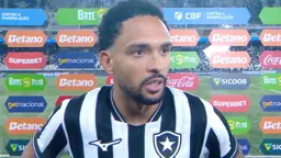 Vitinho celebra gol, mas lamenta empate do Botafogo: ‘Temos time para ficar melhor na tabela e vamos trabalhar para isso’
