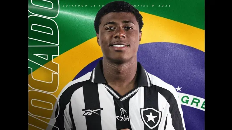 Atacante Cauã Machado é convocado para defender a Seleção Brasileira Sub-16