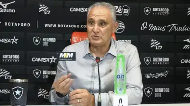 Tite diz que Botafogo esteve 'muito abaixo' contra o Internacional e cobra: 'Tem momentos de se tornar equipe mais competitiva' Tite diz que Botafogo esteve 'muito abaixo' contra o Internacional e cobra: 'Tem momentos de se tornar equipe mais competitiva'