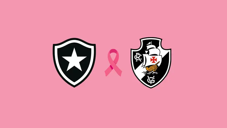 Outubro Rosa: Botafogo e Vasco unem forças pela conscientização e prevenção do câncer de mama