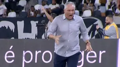 Tite invade gramado para comemorar gol que foi anulado, é expulso e não poderá comandar Botafogo em Curitiba Tite invade gramado para comemorar gol que foi anulado, é expulso e não poderá comandar Botafogo em Curitiba