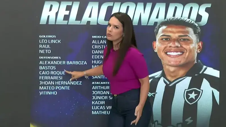 Fernanda Maia protesta contra ausência de Justino em lista do Botafogo: ‘Está pronto para ficar e não voltar mais para o sub-20’
