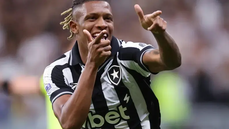 Danilo celebra gol e conversa com Franclim após empate do Botafogo com o Inter