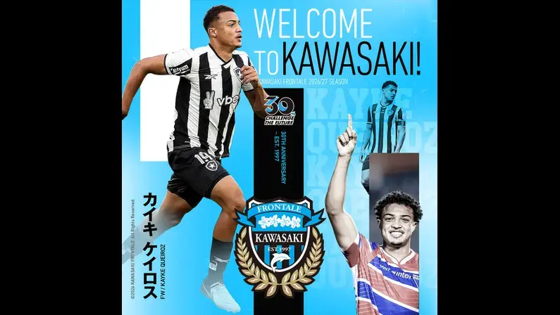 Atacante do Botafogo, Kayke é oficializado pelo Kawasaki Frontale: ‘Feliz pela oportunidade’