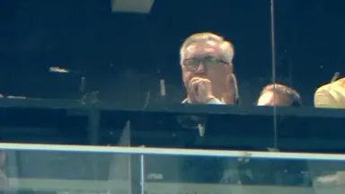 Técnico da Seleção Brasileira, Carlo Ancelotti vai ao Nilton Santos ver Botafogo x Racing Técnico da Seleção Brasileira, Carlo Ancelotti vai ao Nilton Santos ver Botafogo x Racing