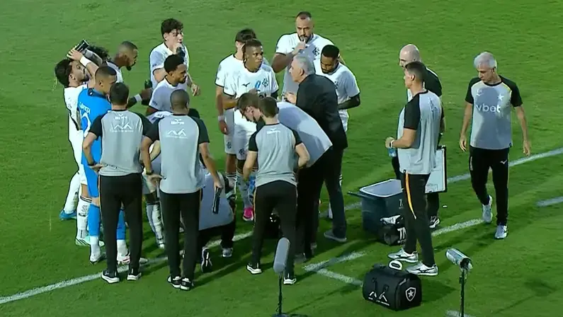 Rafael Sobis: 'Botafogo tem que agradecer muito por ter vencido o Grêmio. Tem gordurinha, mas tem que ter cuidado'