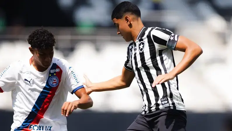 Botafogo Sub-17 sofre goleada do Bahia e se distancia do G-8 no Brasileirão