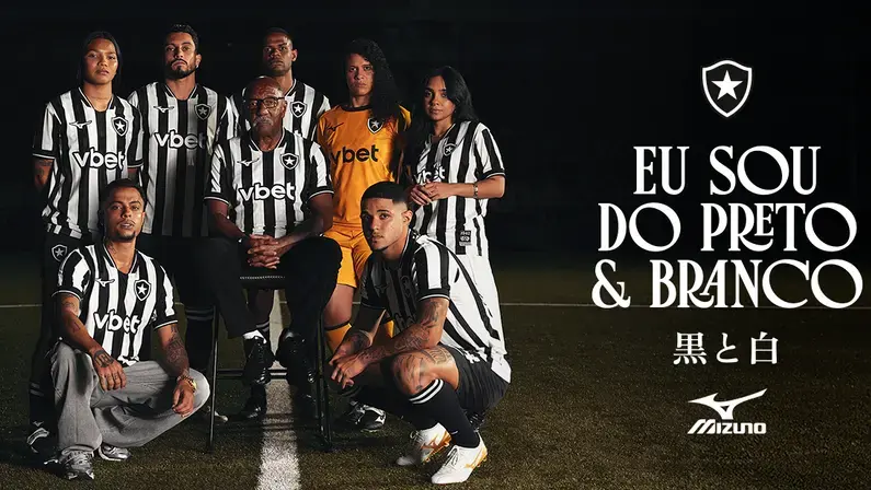 BOTAFOGO E MIZUNO APRESENTAM NOVA COLEÇÃO DE UNIFORMES 2026/2027