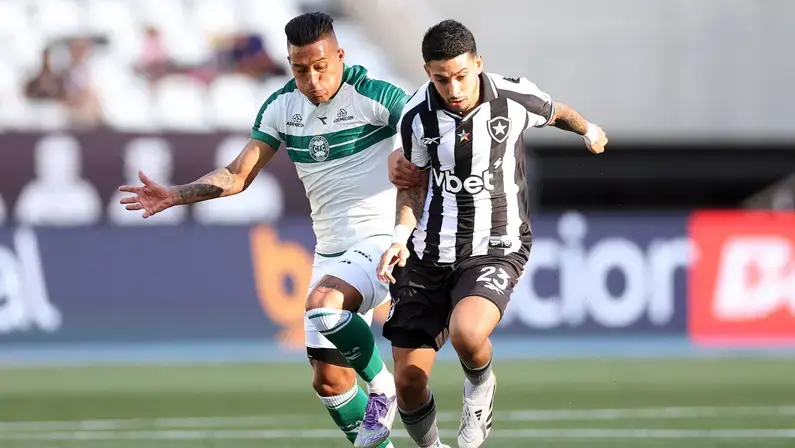 Botafogo só joga no segundo tempo e empata com Coritiba no Nilton Santos