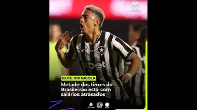Presidente do Botafogo contata jornalista após matéria sobre salários atrasados Presidente do Botafogo contata jornalista após matéria sobre salários atrasados