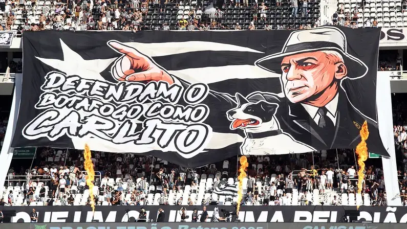Conmebol impede bandeirão histórico do Botafogo em homenagem a Carlito Rocha