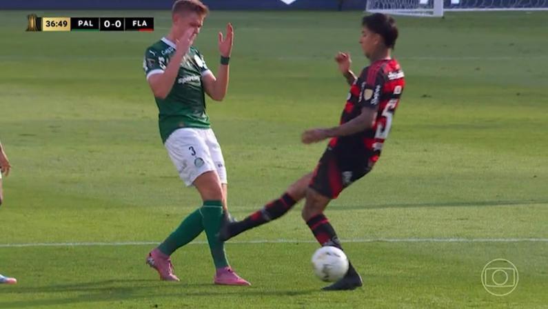 John Textor, do Botafogo, ironiza não expulsão de Pulgar em Palmeiras x Flamengo na Libertadores