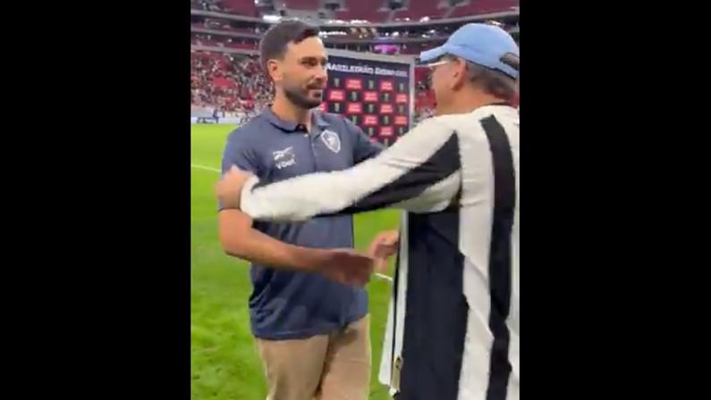 Davide Ancelotti nega atritos com Textor e agradece ao Botafogo