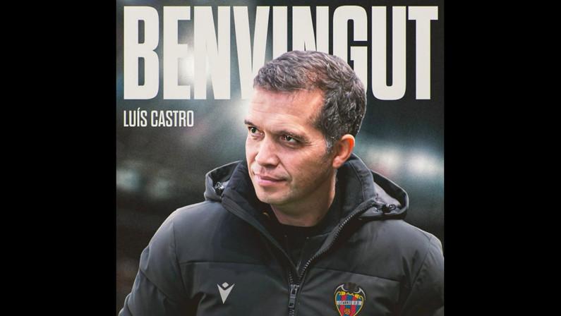 Outrora especulado no Botafogo, Luís Castro (o outro) é o novo técnico do Levante