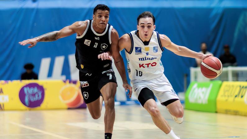 Botafogo faz jogo duro com Minas em Belo Horizonte, mas perde a sexta seguida no NBB