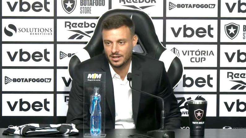 Transfer ban, 'essência' do time, ambição e competir: Martín Anselmi abre o jogo no Botafogo