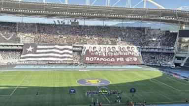 Torcida do Botafogo decide se Marlon Freitas continua no bandeirão de ídolos Torcida do Botafogo decide se Marlon Freitas continua no bandeirão de ídolos