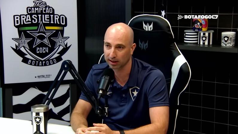 Futebol como ferramenta do propósito de vida, integração e orgulho de estar no Botafogo: Rodrigo Bellão abre o jogo em podcast