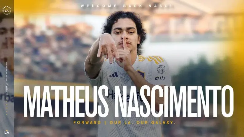 LA Galaxy oficializa permanência de Matheus Nascimento, do Botafogo