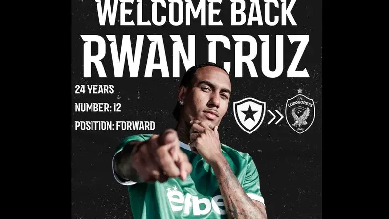 Rwan Cruz, do Botafogo, é anunciado pelo Ludogorets por empréstimo de um ano: 'Estou voltando para casa'
