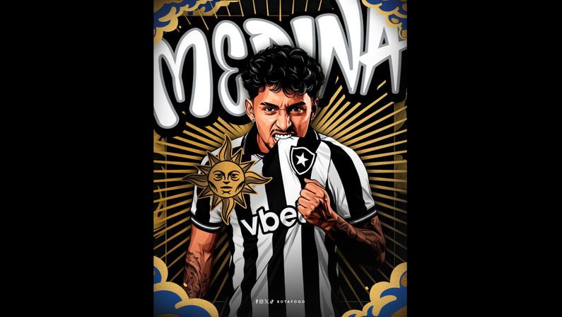 Cristian Medina chega ao Rio na noite deste domingo para se apresentar ao Botafogo
