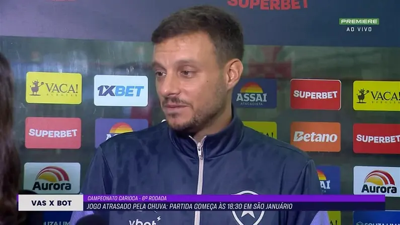Anselmi mostra contrariedade para clássico entre Botafogo e Vasco: 'Tivemos que mudar planejamento na última hora'