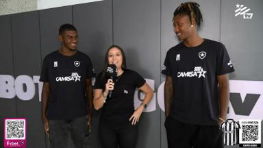 Wallace Davi realiza sonho próprio e da avó 'que também é botafoguense'; Ythallo diz que Botafogo 'é diferente' Wallace Davi realiza sonho próprio e da avó 'que também é botafoguense'; Ythallo diz que Botafogo 'é diferente'