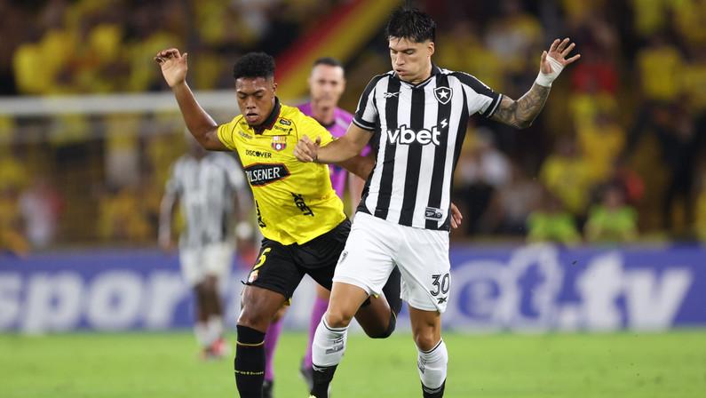 Tucu Correa destaca paciência do Botafogo no empate com Barcelona-EQU