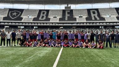 Botafogo recebe estudantes de universidade americana para intercâmbio esportivo Botafogo recebe estudantes de universidade americana para intercâmbio esportivo