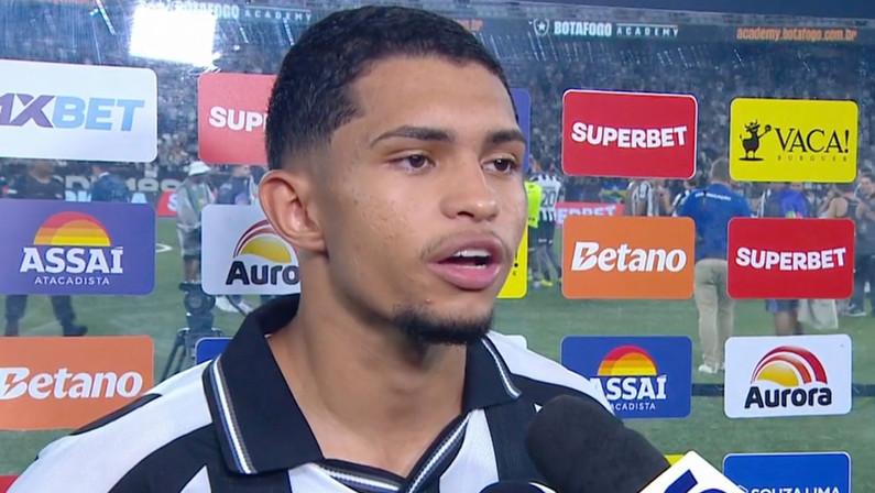 Caio Valle se destaca em vitória do Botafogo na Taça Rio e agradece a Anselmi: ‘Para nós é uma oportunidade única’