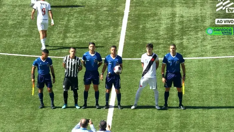 Botafogo empata com Vasco em jogo eletrizante pela semifinal do Carioca Sub-17