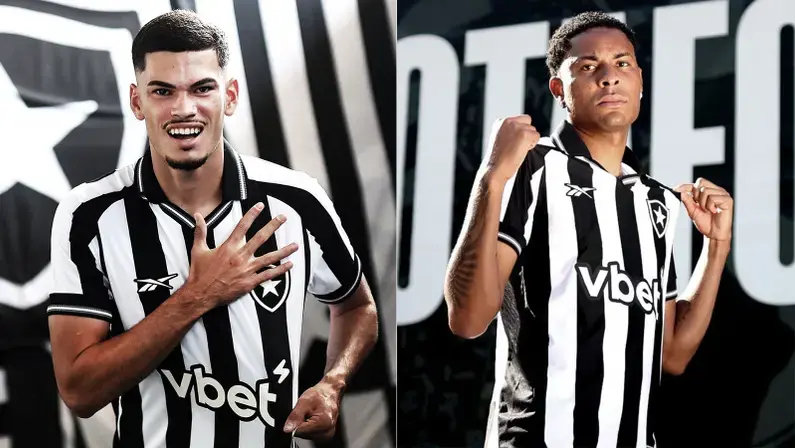 Botafogo oficializa apresentação de reforços Anthony e Caio Roque