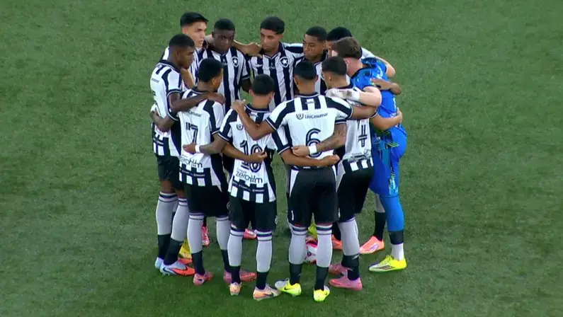 Com Bellão de volta, Botafogo produz muito e empata com Corinthians no fim pelo Brasileiro Sub-20