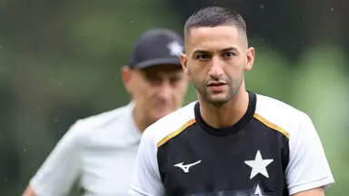 Após desconforto, Ziyech não será titular do Botafogo contra o Internacional Após desconforto, Ziyech não será titular do Botafogo contra o Internacional