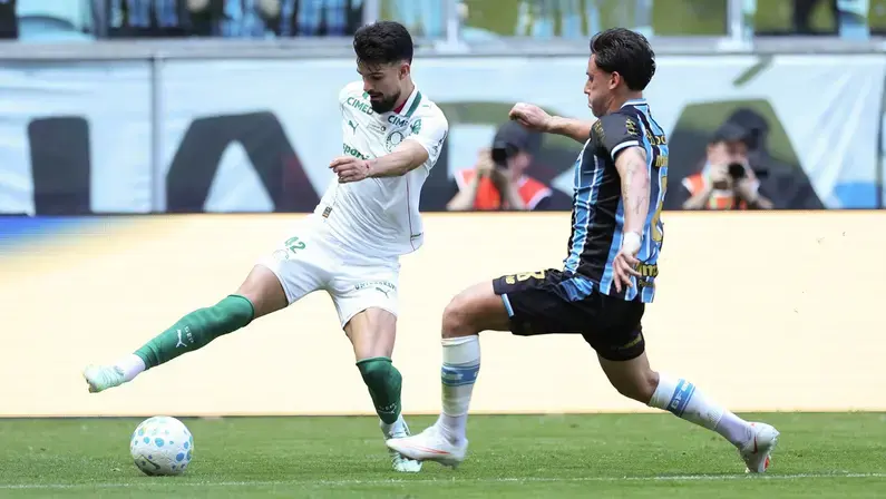 Grêmio empata com Palmeiras, e Botafogo vai para a data Fifa seis pontos acima do Z-4 do Brasileirão
