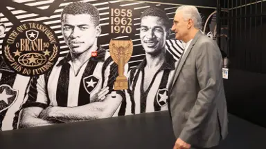 ‘Estou feliz’, diz Tite ao chegar ao Nilton Santos para assistir a Botafogo x Grêmio ‘Estou feliz’, diz Tite ao chegar ao Nilton Santos para assistir a Botafogo x Grêmio